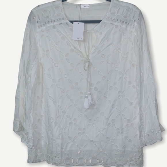Ecru Mirren Blouse 3060WT Small/us4 $176 NWT - Picture 1 of 7